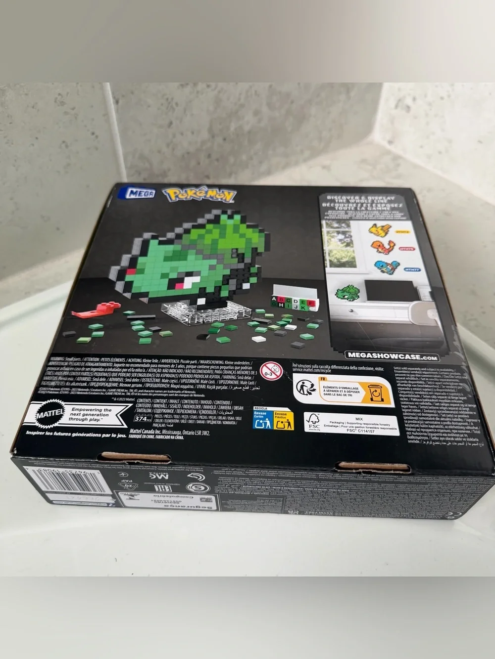 Mega Pokémon Pixel Bulbasaur Building Toy Kit - 374 pc